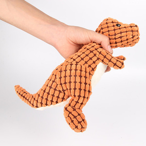 Personalizzato Eco friendly Dinosauro A Forma di Chew Peluche Giocattoli Sonori Cane