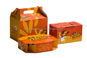 Caja Plegable de Papel Resistente al Aceite para Asar Pollo, Directo de Fábrica, para <span class=keywords><strong>Restaurante</strong></span> - Product Image 2