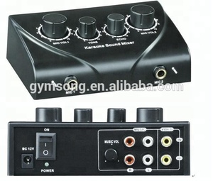 Gymsong chuyên nghiệp <span class=keywords><strong>mini</strong></span> âm thanh mixer di động bê tông Video hệ thống âm thanh <span class=keywords><strong>mini</strong></span> Karaoke <span class=keywords><strong>Echo</strong></span> Stereo nhựa <span class=keywords><strong>mini</strong></span> khuếch đại - Product Image 5