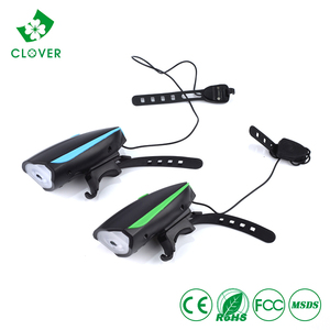 ไฟจักรยาน LED แบบชาร์จไฟได้ผ่าน USB กันน้ำระดับ IP44 พร้อมแตรไฟฟ้า ติดตั้งบนแฮนด์จักรยาน วัสดุ ABS ปลอดภัยเป็นสิ่งสำคัญ - Product Image 2