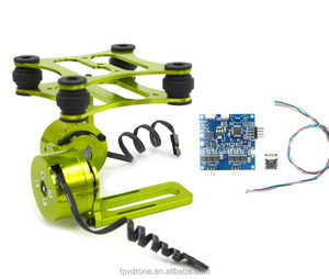Cardán sin escobillas de Metal de 2 ejes RTF con placa controladora BGC, 2805 motores para cámara GoPro 3 1 2 <span class=keywords><strong>Walkera</strong></span> <span class=keywords><strong>X350</strong></span> Pro