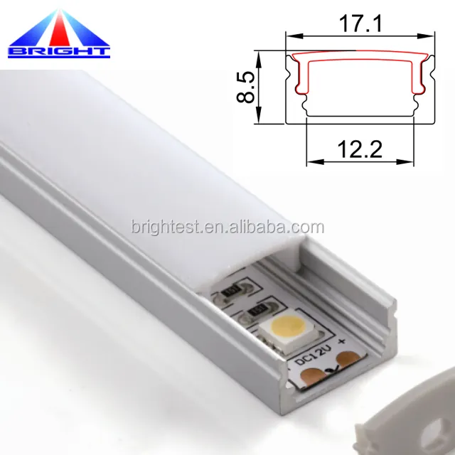 Profilé extrudeuse en aluminium anodisé, profil en alliage d'aluminium anodisé, pour armoire de cuisine