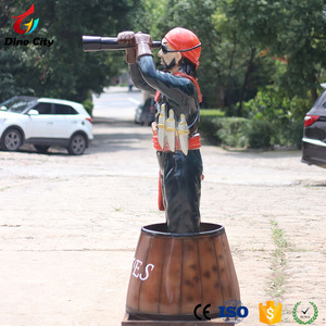 Movie character kích thước cuộc sống sợi thủy tinh cướp biển điêu khắc cho bán - Product Image 6