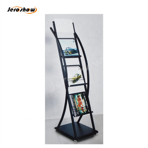 מתקפל חוברת מחזיק מדף ספרות עבור Tradeshow מתלה מגזין קטלוג Stand