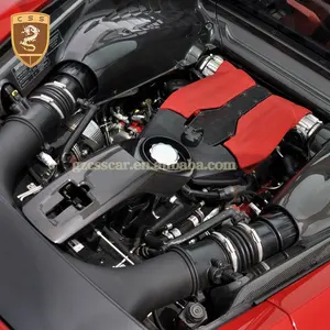 Fahrzeug zubehör Kohle faser Autoteile Motor abdeckung Motorhaube Motorhaube Für Ferra-ri 488
