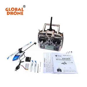 FLYBARLESS eğlenceli! WLtoys V977 güç yıldız X1 6CH 2.4G fırçasız RC helikopter yeni orijinal paket wltoys v977 rc helikopter