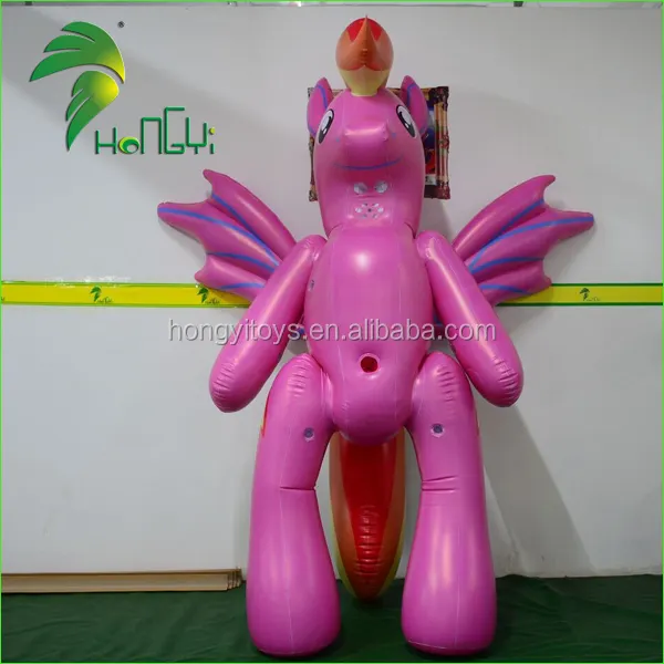 Cool Design Inflatable Pink Horse Suit Inflatable Cartoon Costume