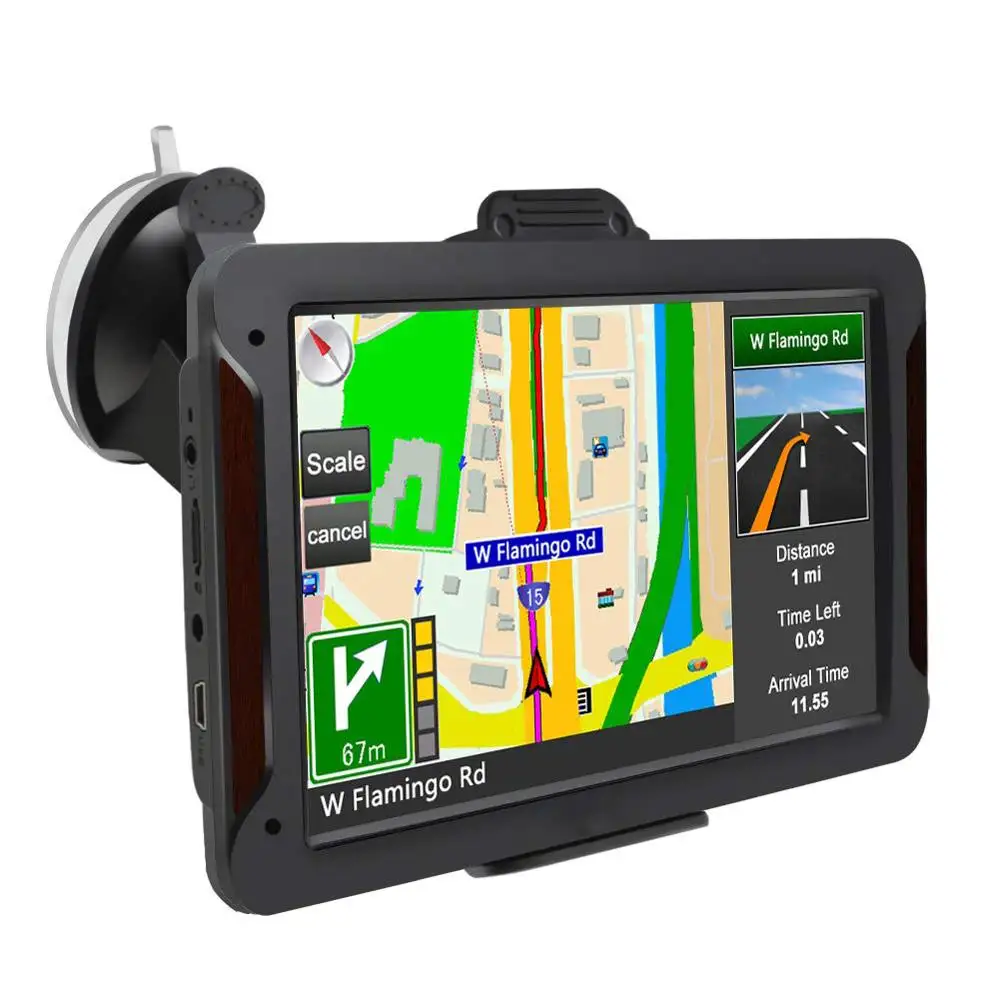 Navegação GPS para Carro 7 Polegada Veículo GPS Navegação Car System 8G Memória Portable Truck Navigator Touch Screen Mapas Para Pioneer Para Pioneer