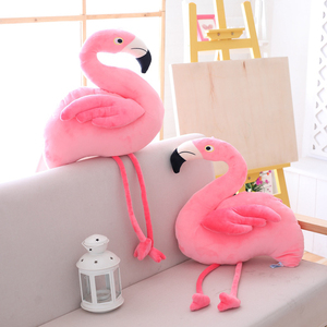 Giocattoli di peluche del fenicottero carino all'ingrosso animale di pezza come cuscino di lusso per bambini - Product Image 2