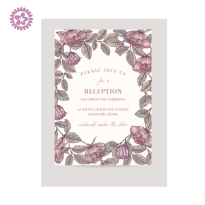 Nhà Máy Giá Tinh Tế Lời Mời Đám Cưới Cảm Ơn Bạn Thiệp Chúc Mừng In Ấn - Product Image 6