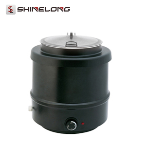 C106 Thép Không Gỉ <span class=keywords><strong>10L</strong></span> Điện Soup <span class=keywords><strong>Kettle</strong></span> Với Polycarbonate Nắp - Product Image 4