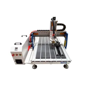 Diskon Besar Mini 6012 Pertukangan Kayu CNC Router untuk 4 Sumbu Putar