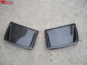 For 2008-2010 GRB STI Hatchback OEM Style Carbon Fiber Front <strong>Bumper</strong> Side <strong>Vents</strong> - Product Image 4