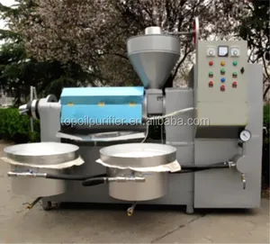 Screw type automatic seeds oil press machine with filters for sesame peanut oil line