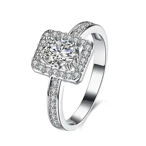 Gorgeous Precious jewelry Diamond 5925 Silver Ring Diamond