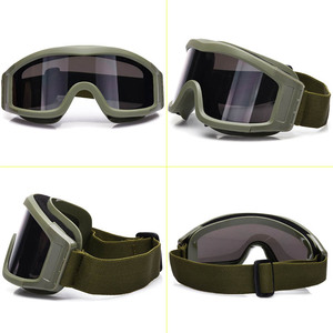 2017アンチダスト防弾ファッション陸軍射撃メガネ - Product Image 4