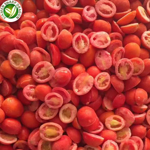 Commercio all'ingrosso iqf a fette di pomodoro ciliegia tagliata a dadini congelati di pomodoro
