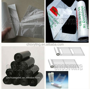 Machine à fabriquer des sacs en plastique en rouleau, machine à sceller le fond des sacs en rouleau, machine à découper à froid, machine à fabriquer des sacs à déchets, machine à fabriquer des sacs à t-shirt - Product Image 3