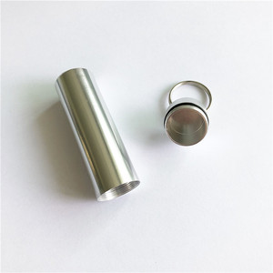 23*88mm Özel Alüminyum Tutucu Kılıf Hap Durumda Anahtarlık Saklama Kabı Kulak Tıkacı ve Küçük Araçlar - Product Image 3