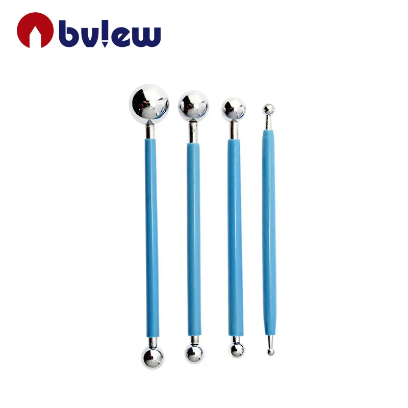 Online Selling Metalen Bal Stylus Clay Aardewerk Keramiek Pop Beeldhouwen Modeling Tools Voor Decorating