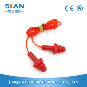 Repetible del oído de silicona a prueba de agua de los enchufes con cable - Product Image 2