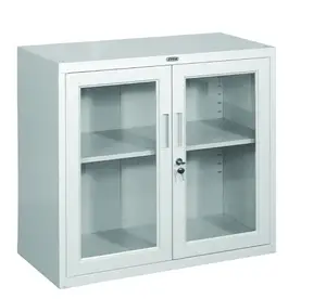 Stahl-glas-tür aktenschrank mit verriegelung