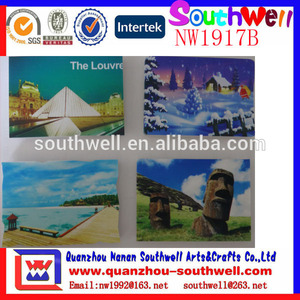 Nouveau point 3d pvc personnalisée. ville, thème tourisme souvenir aimant de réfrigérateur - Product Image 1