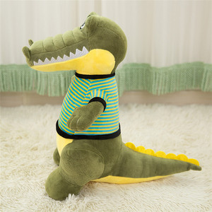 Peluche douce unisexe <span class=keywords><strong>Crocs</strong></span> en peluche jouet alligator PP siège rempli de coton brodé personnalisable ODM - Product Image 3