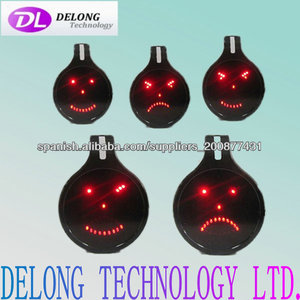 Ce y rohs cinco coche precioso emociones sonrisa led signo, no hay necesidad de <span class=keywords><strong>alambre</strong></span> - Product Image 1