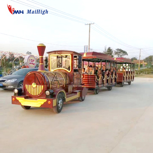 Train électrique sans rails à prix avantageux pour les attractions de plein air, <span class=keywords><strong>2</strong></span> wagons, 40 places - Product Image 5
