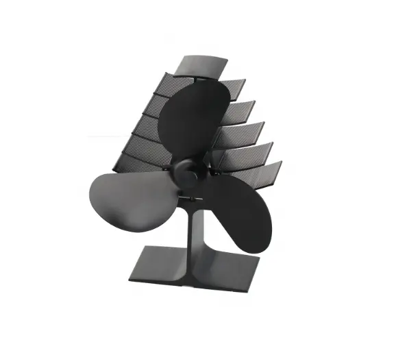 Fashionable Design Saving Energy No Battery Heat Powered Stove Fan for Fireplace Wooding Burning Stove