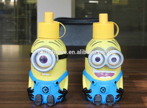 mejor 2015 creativo amarillo pequeño pueblo de <span class=keywords><strong>la</strong></span> taza de acero inoxidable frascos de vacío - Product Image 3