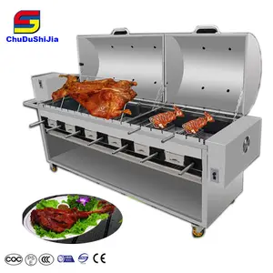 Hot Koop Automatische rotisserie commerciële Gas of Houtskool bbq grills