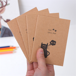 Carnet scolaire élastique pour enfants avec motif d'<span class=keywords><strong>animaux</strong></span> mignons (chien, chat) - Product Image 3