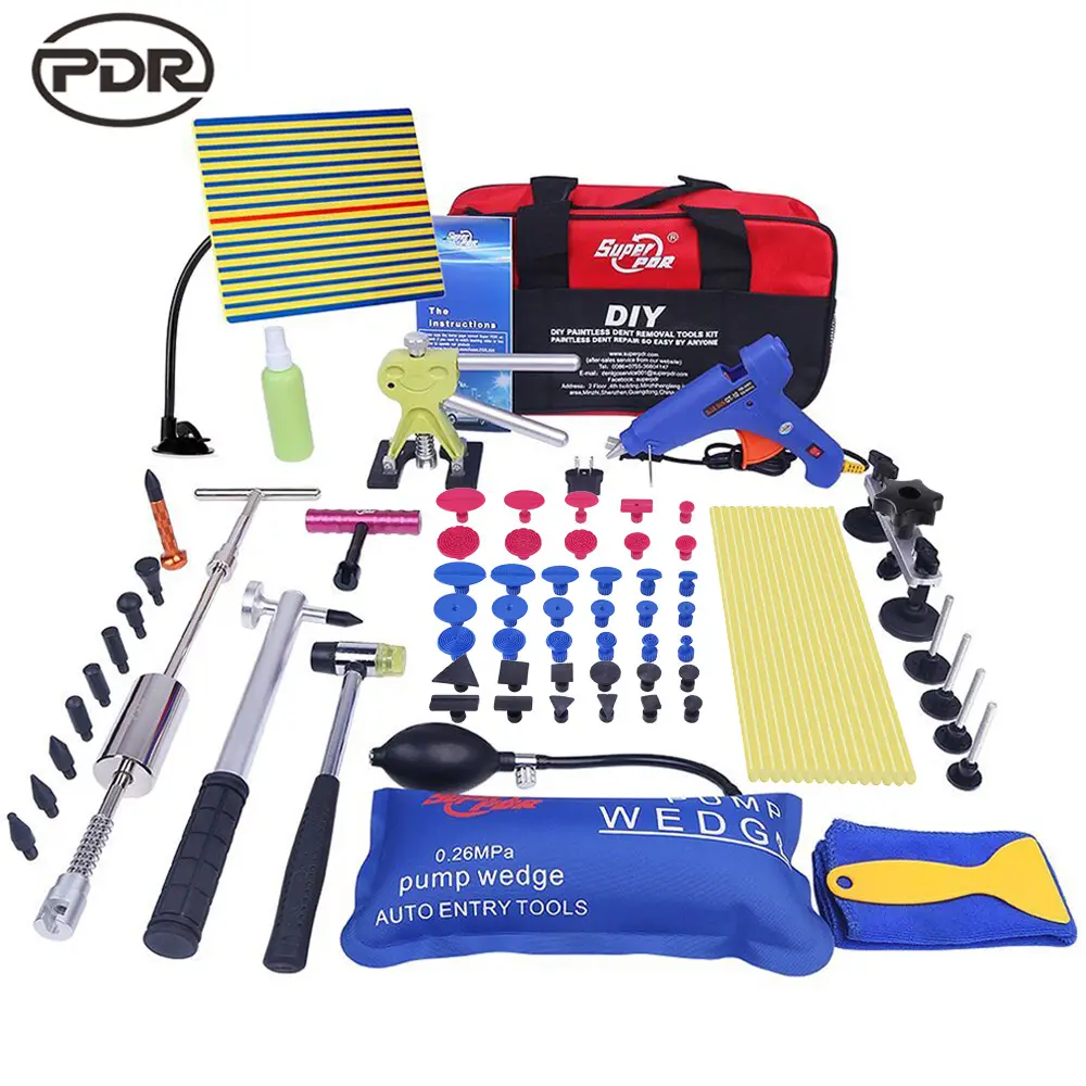 PDR Outils Extracteur Panneau Réflecteur Ventouses Voiture Kit de Réparation De Corps