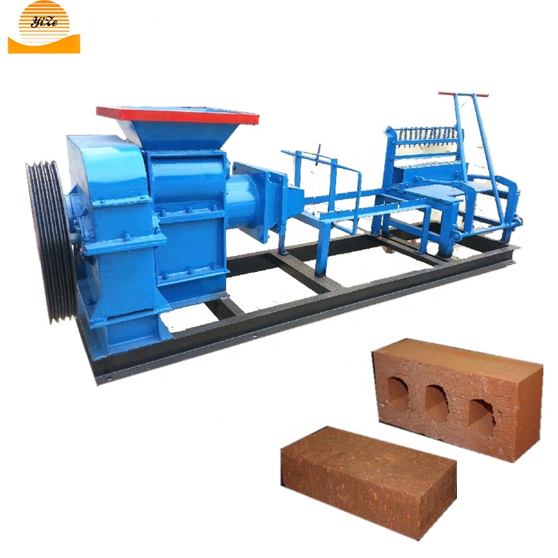 Automatic simple clay brick extruder maker machine clay brick making machine