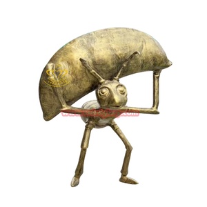 Ngoài trời Vườn cỏ đường phố cảnh quan trang trí thiết kế nghệ thuật điêu khắc sợi thủy tinh phim hoạt hình kiến tượng nhựa thủ công sản phẩm - Product Image 3