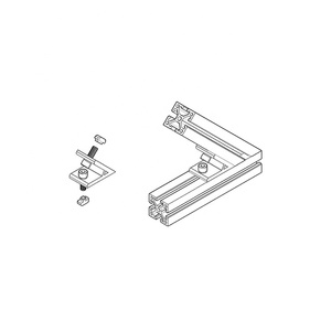 Soportes de Ángulo de <span class=keywords><strong>45</strong></span>, 90 y 135 <span class=keywords><strong>Grados</strong></span> de Aluminio Ajustables al por Mayor, Marca TZHIF, Perfil de Extrusión Estándar, Estructura Triangular - Product Image 5