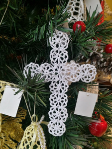 Église décoration en métal croix - Product Image 1