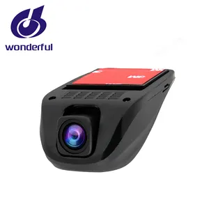 Black Color Mini Hidden Type Driving Video Recorder 140 Degree Front View Car Dash Camera 720P