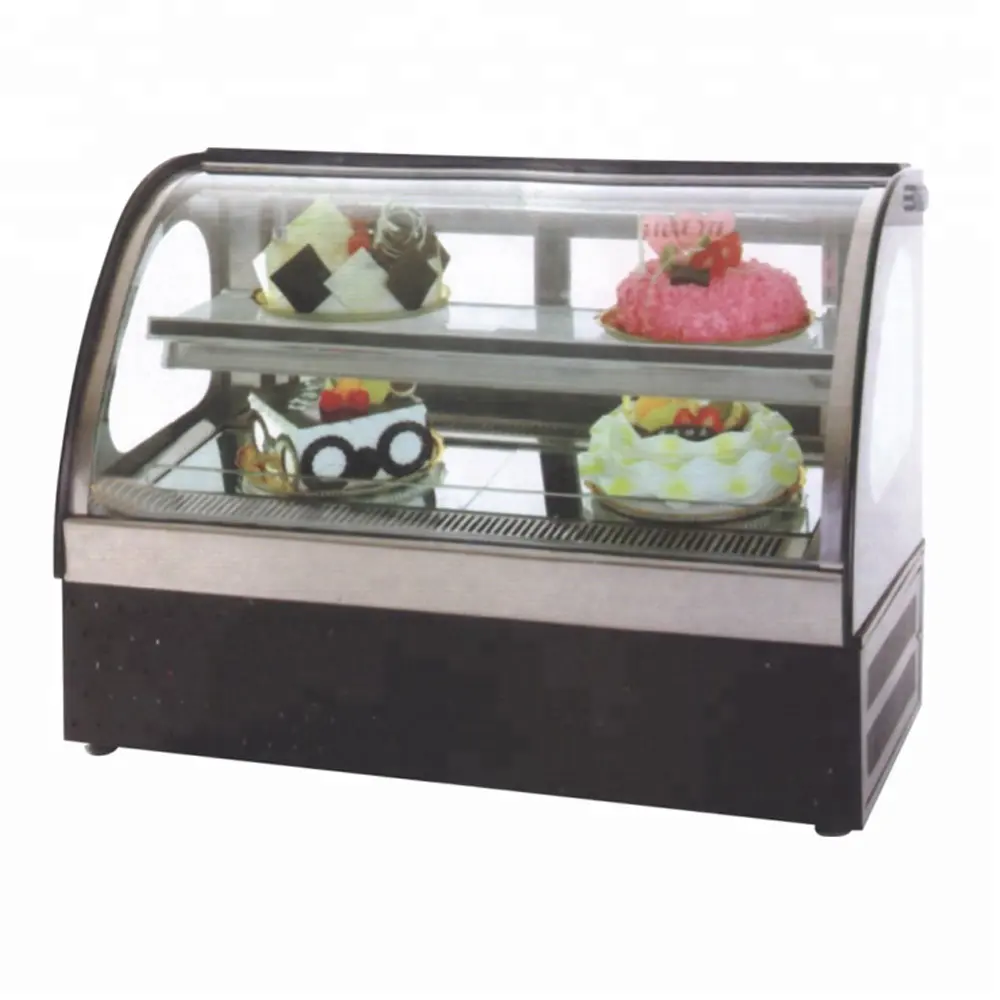 New style cake chiller counter top commercial bakery refrigerator mini cake showcase