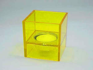 ที่ใส่เทียนอะคริลิกใสทรงสี่เหลี่ยม ดีไซน์หรูหรา คุณภาพสูง ผลิตในไต้หวัน รุ่น Top Jingle HP8689CL - Product Image 4