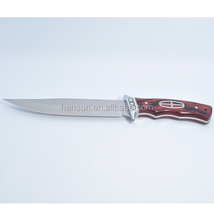 Couteau de chasse à lame fixe, motif en acier, manche en bois Pakkaw, couteau de chasse - Product Image 3
