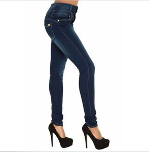 Delle donne A Vita Alta <span class=keywords><strong>Skinny</strong></span> Jeans Autunno Pantaloni della Matita Denim Stretch Vendita Calda Donne Sottili Pantaloni E228 - Product Image 5