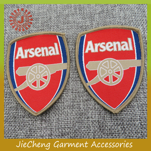 Personnalisé overlock avec fer sur le support tissé école nom badge patch Nigerial - Product Image 3