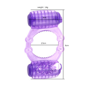 Terbaik Mainan Seks dengan Double <span class=keywords><strong>Ring</strong></span> Motor Extender Memakai Pria Tandu Vibrating Penis Ayam Mainan Anak <span class=keywords><strong>Ring</strong></span> untuk Pria - Product Image 2