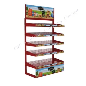 Custom kekse display regal, food stand, Potato chips display rack