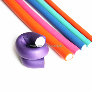 Lot <span class=keywords><strong>de</strong></span> 10 bigoudis souples en mousse pour cheveux, tiges flexibles pour boucles - Product Image 3