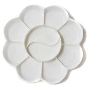 Tavolozza per Pittura Artistica a Forma di Fiore Bview, Palette in Plastica per Acquerello, Tavolozza da Viaggio per Dipingere - Product Image 1