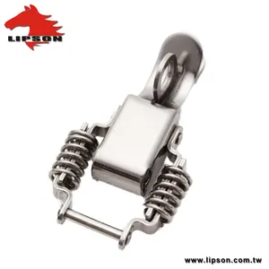 TSL-3071 Padlockable Compression Clamp Locking Case Over Center Clip Stainless Steel Spring Loaded Door Tension Toggle Latch